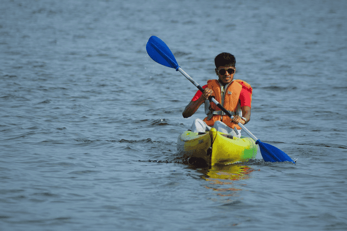 Go for kayaking activity at Juhu Beach