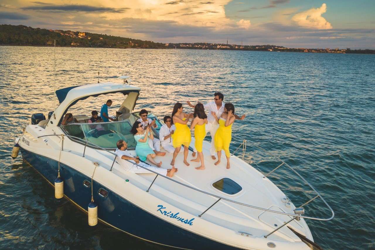 Celebrate the new year in style luxury with a 2-hour private yacht cruise on Goa’s Mandovi River