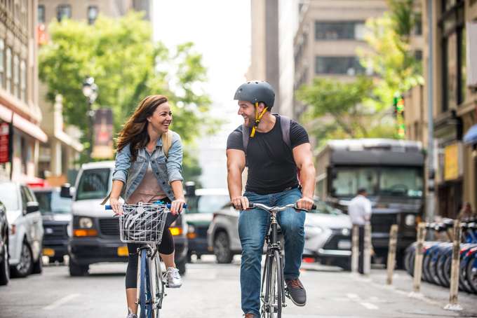 Rent a bike to explore New York