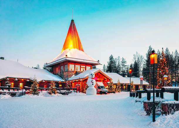 Amazing view of Santa Claus Village