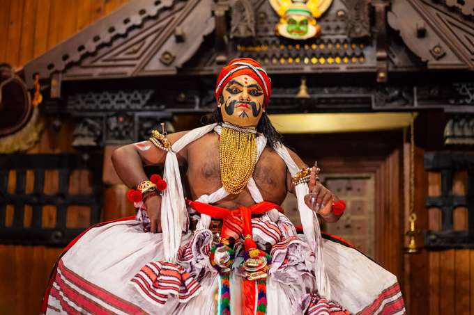 Step into a world of mythology with the art of Kathakali