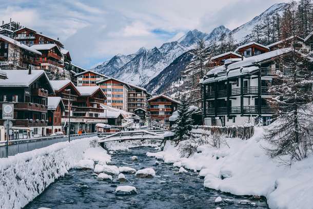 Admire the picturesque community of Zermatt