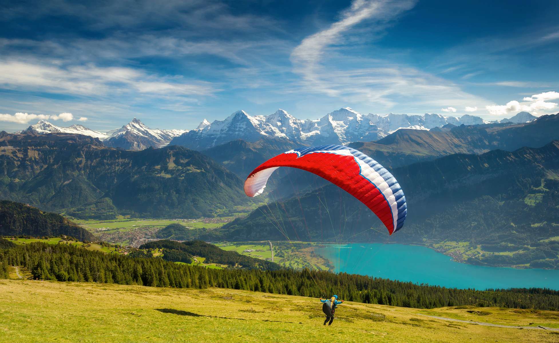 Paragliding In Interlaken Image
