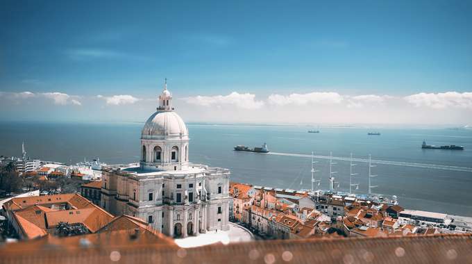 Get mesmerised by one of the most beautiful tiled buildings of Lisbon.
