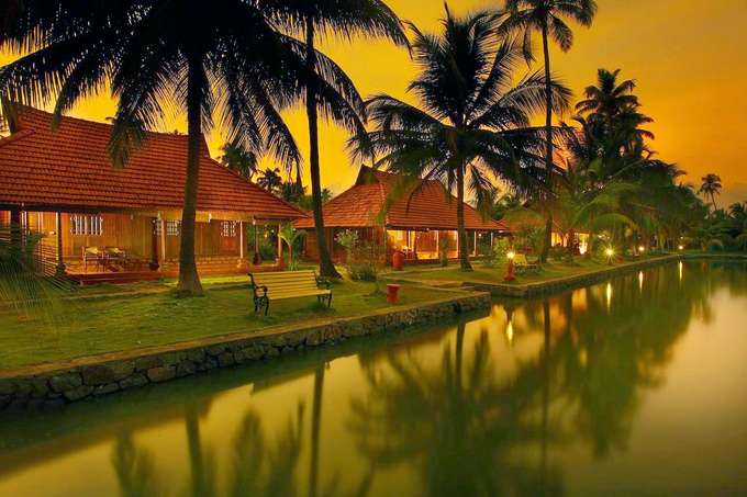 Cottages Along the Backwaters