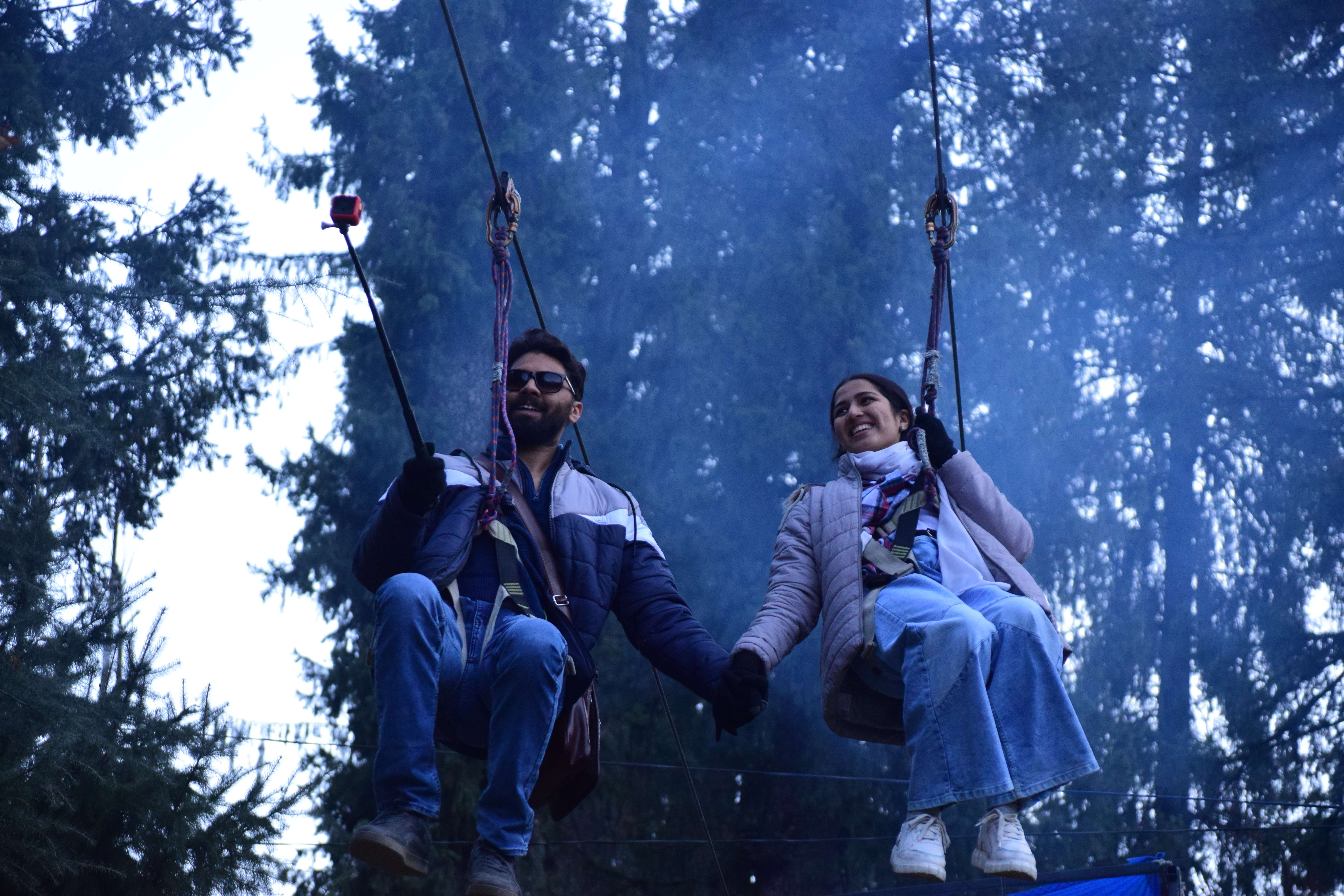 Feel the rush as you zip across the sky, taking in stunning views