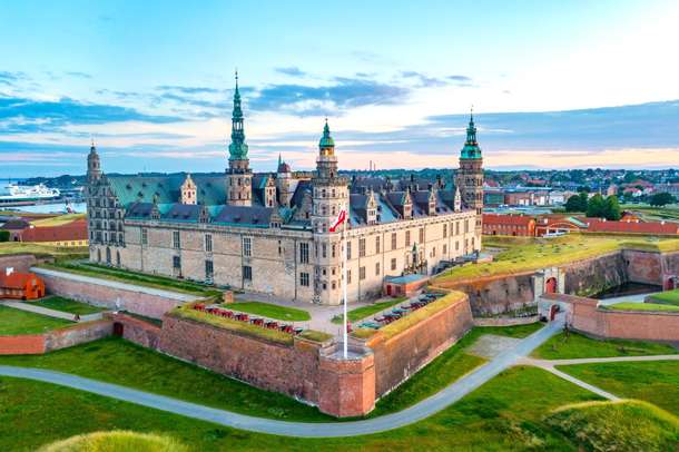 Stunning view of the Kronborg Castle