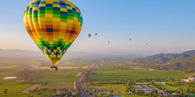 Have fun at Hot Air balloon in Napa Valley