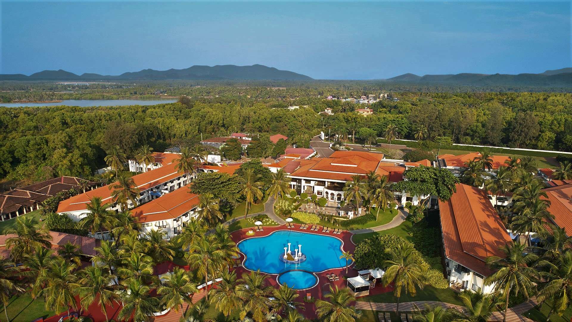 Aerial View of Holiday Inn Resort, Goa