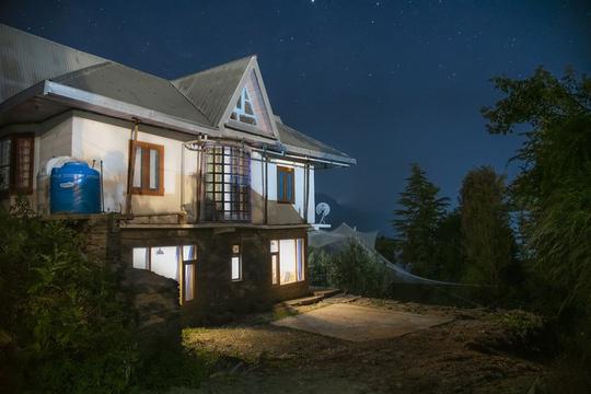 Arial view of the homestay