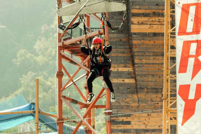 Go on a heart-racing adventure with India’s tallest giant swing