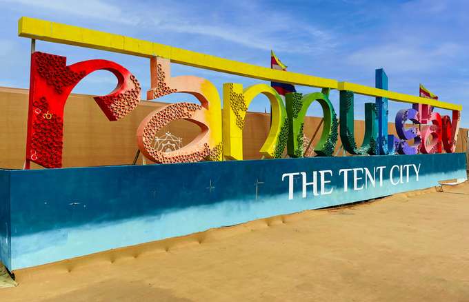 Camping at White Rann of Kutch in Gujarat