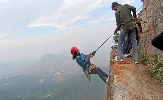 Rappeling In Dandeli Image