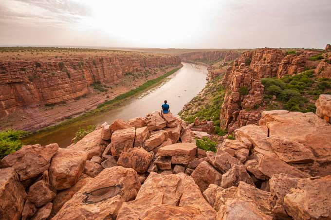 Admire the untamed beauty of the stunning Gandikota Canyon