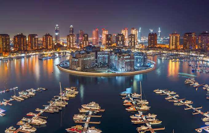 Experience luxury at The Pearl-Qatar, where elegance meets waterfront charm.