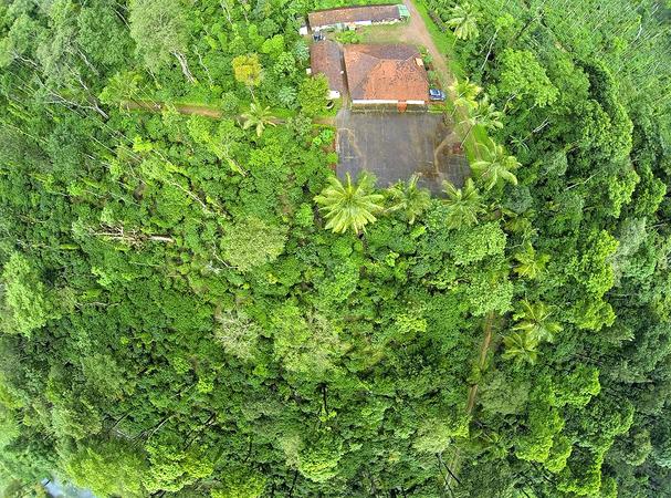 Aerial view of the resort