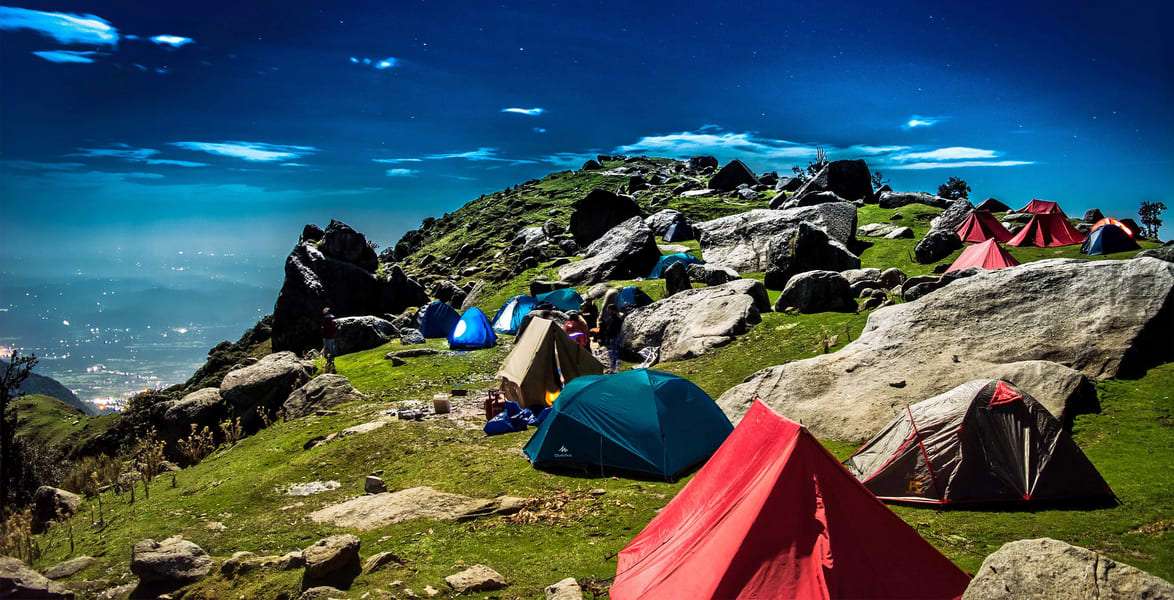 Camping at Triund