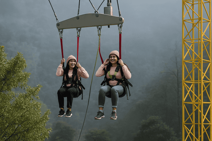 Soak in the views while your heart races with joy