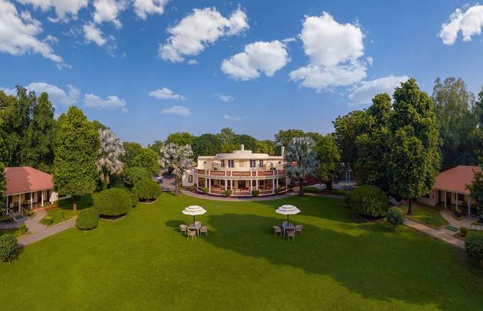 Exterior view of the resort