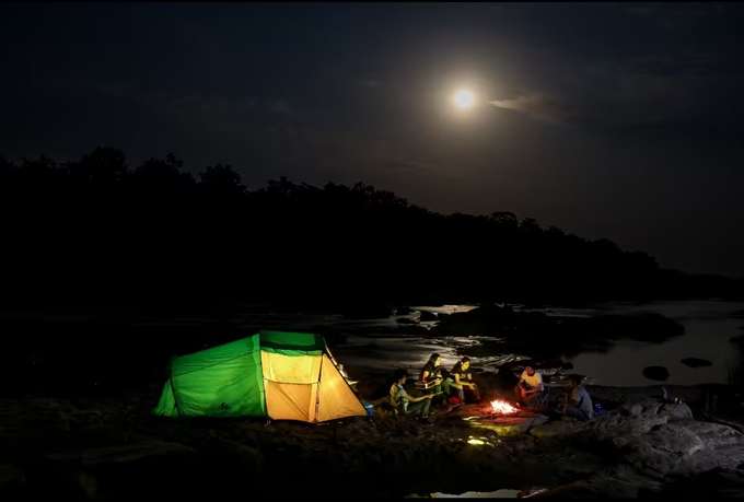 Camping At Pachmarhi