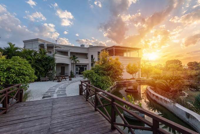 Front view of The Shambhala Resort