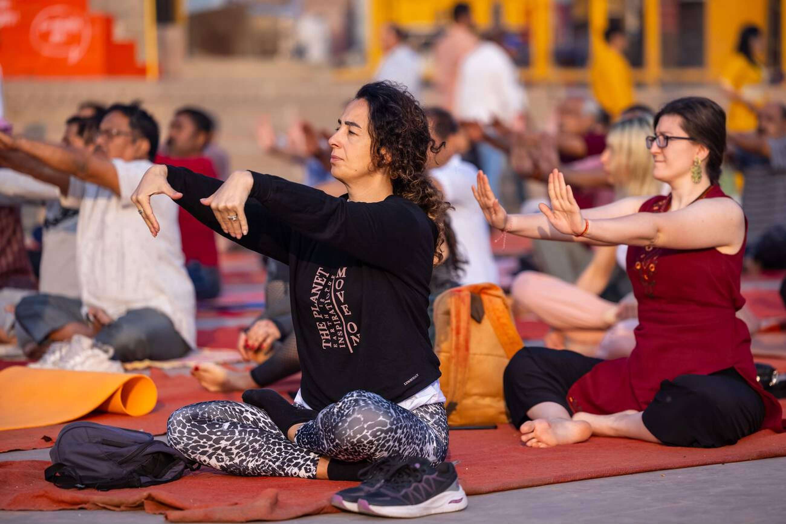 Experience holistic wellness in Varanasi's sacred yoga traditions