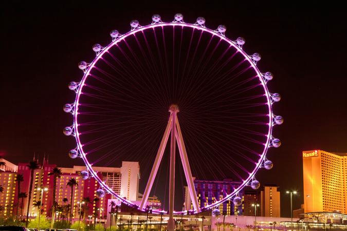 High Roller Ferris Wheel On The Linq