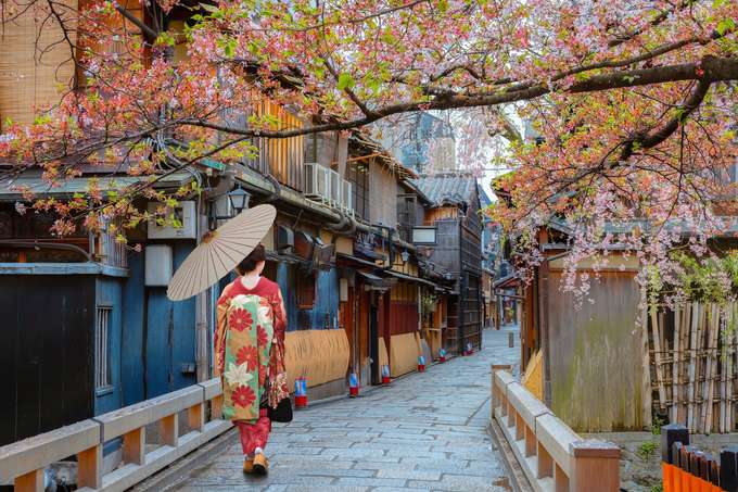 Beautiful Gion district, Kyoto