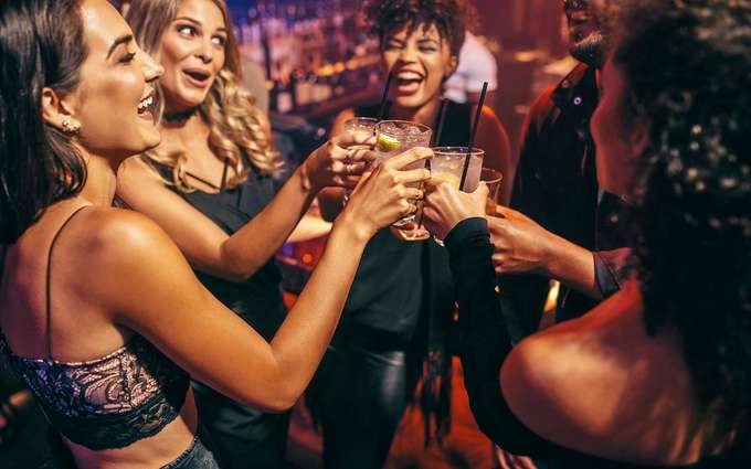 Enjoy a night with your friends.