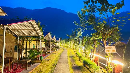 River Side Camping in Rishikesh with Rafting Image