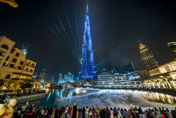 Marvel at the stunning Burj Khalifa at New Year's EVE