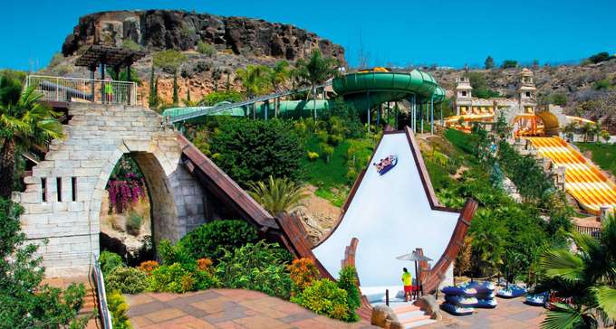 Beat the heat with some amazing water slides at the Aqualand Maspalomas