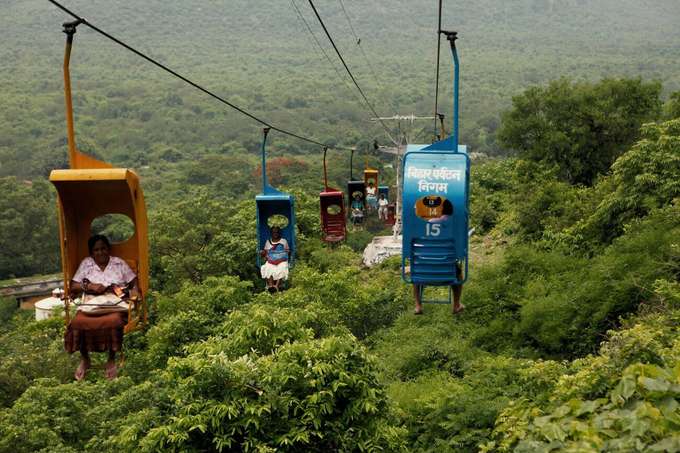 Feel an adrenaline rush as you dangle high in the open air