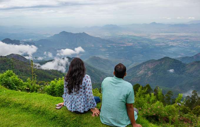 Couple enjoying in Ooty