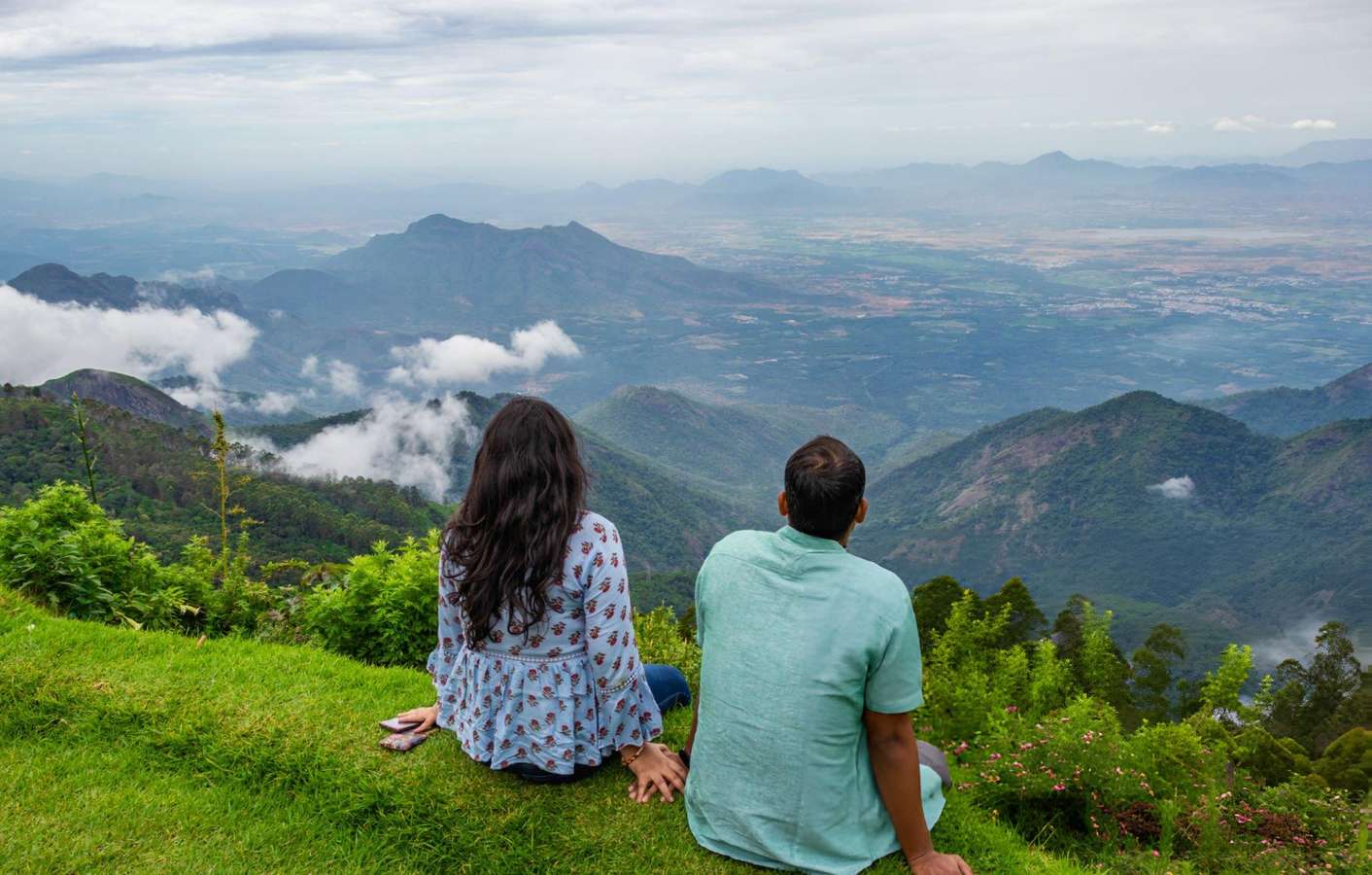 Couple enjoying in Ooty