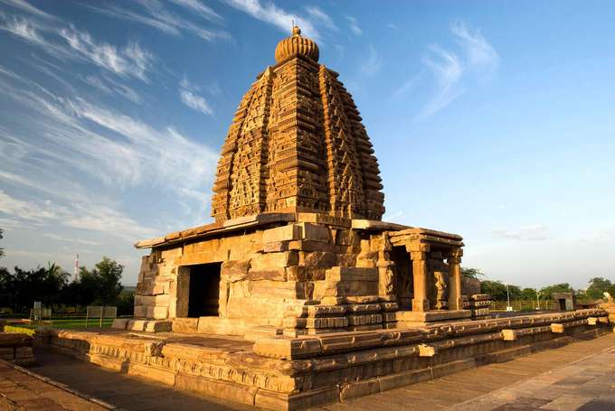 Marvel at Pattadakal’s stunning temples, blending two architectural styles
