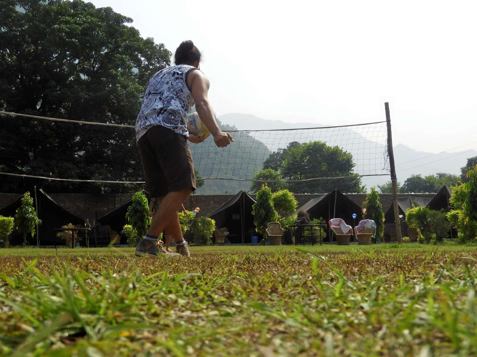 Camping In Rishikesh Near Ganga Image