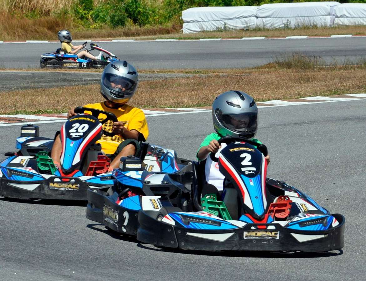 Challenge your friends at Morac Go-karting