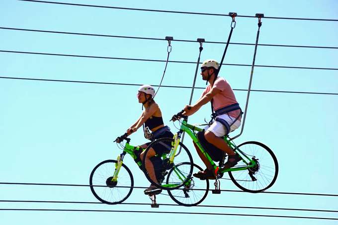 Sky Cycling in Kausani, Uttarakhand