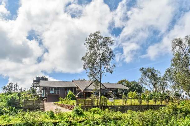 Front view of the villa