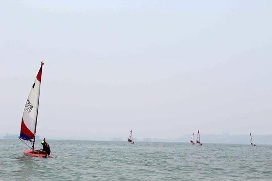 Sunset Sailing At Dona Paula Image