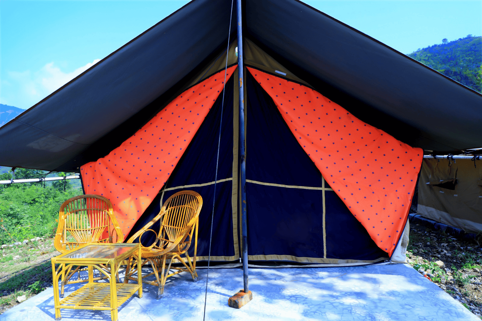 Mountainside Camping Image