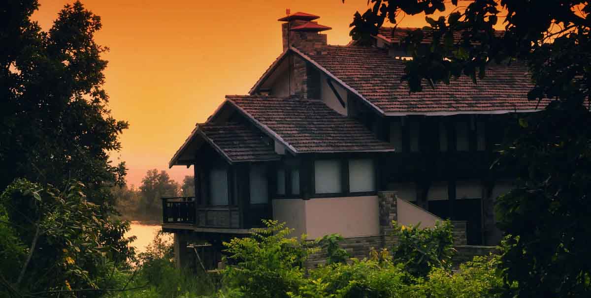 A mesmerizing evening view of the resort