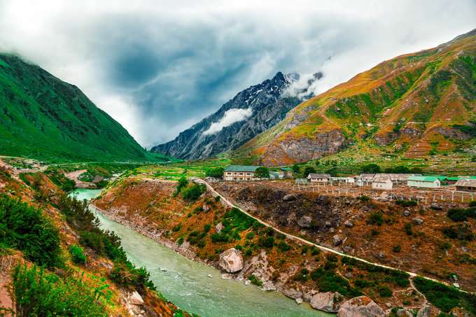Admire the scenic Mana Village, the first village post Tibetan border