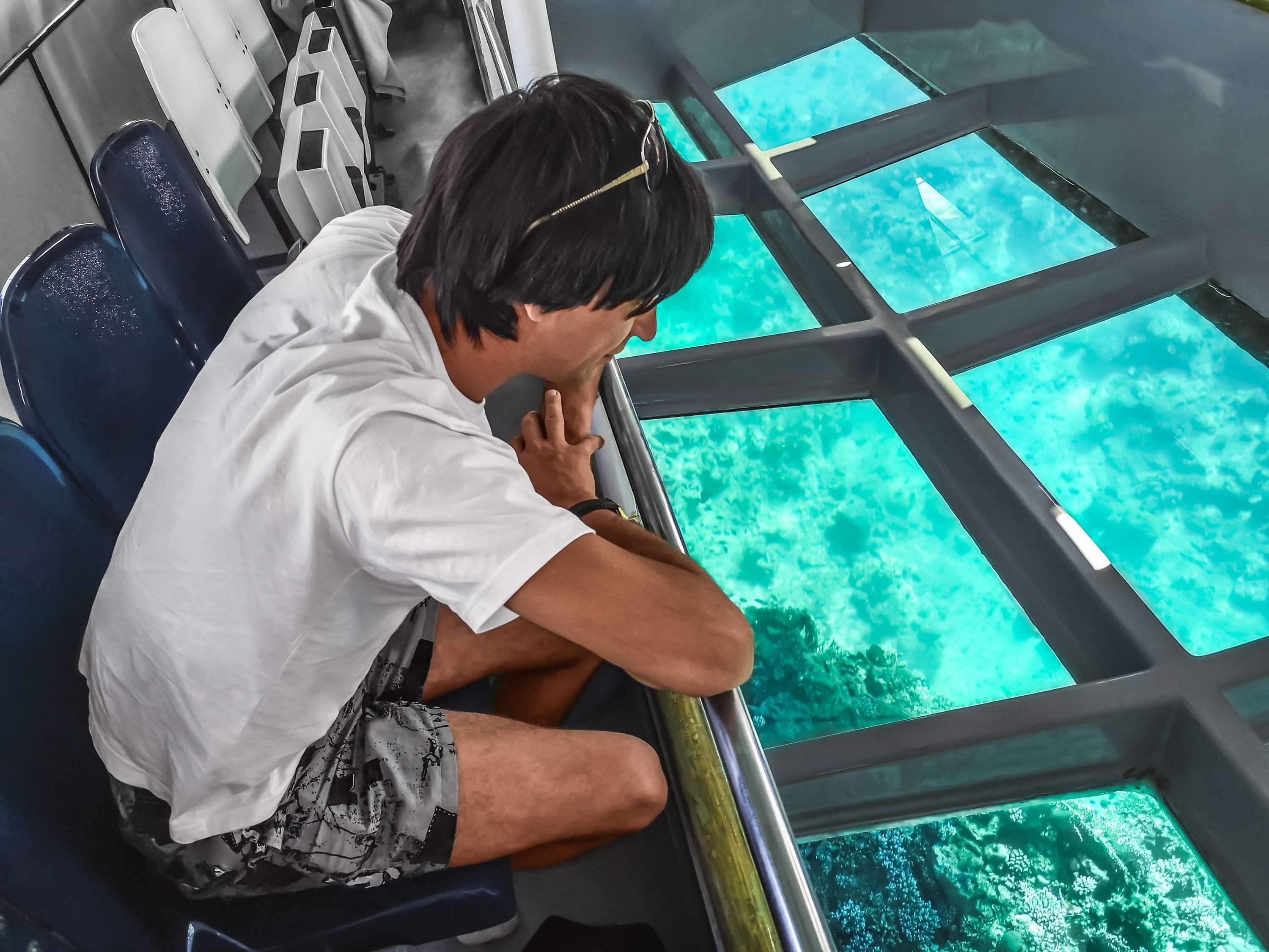 Go for Glass Bottom Boating at North Bay Island & explore vibrant underwater creatures