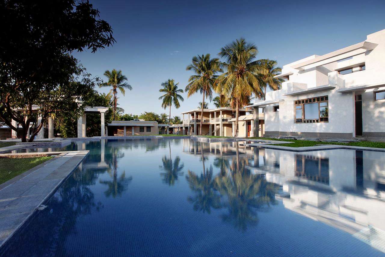 Exterior view of the resort