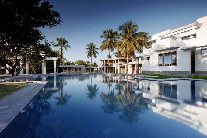 Exterior view of the resort