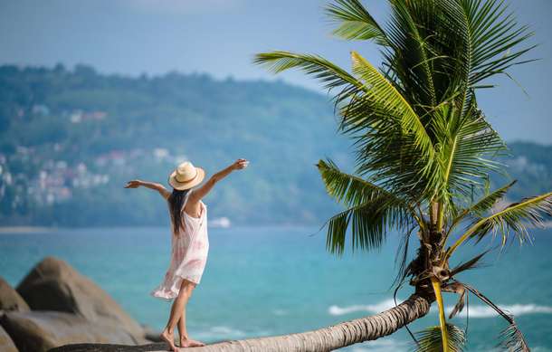 Girl on Andaman Beach