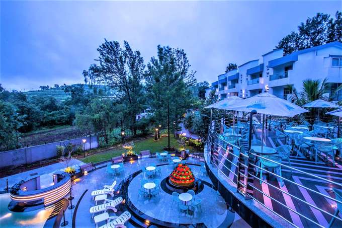 Exterior view of the resort