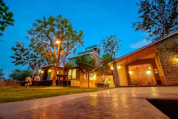 Exterior view of the resort